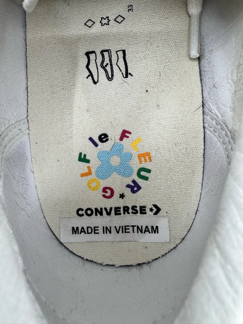 Converse Golf Le Fleur Ox 3M Color Silver/White. SZ 11 - Picture 8 of 10